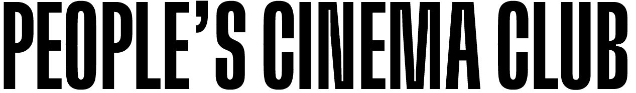 A logo that says in large text "People's Cinema Club".