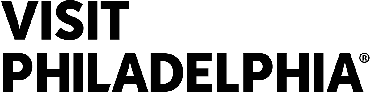 Visit Philadelphia logo in black