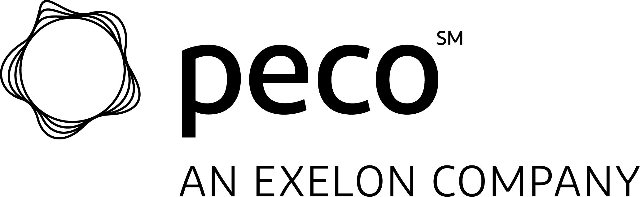 PECO logo in black