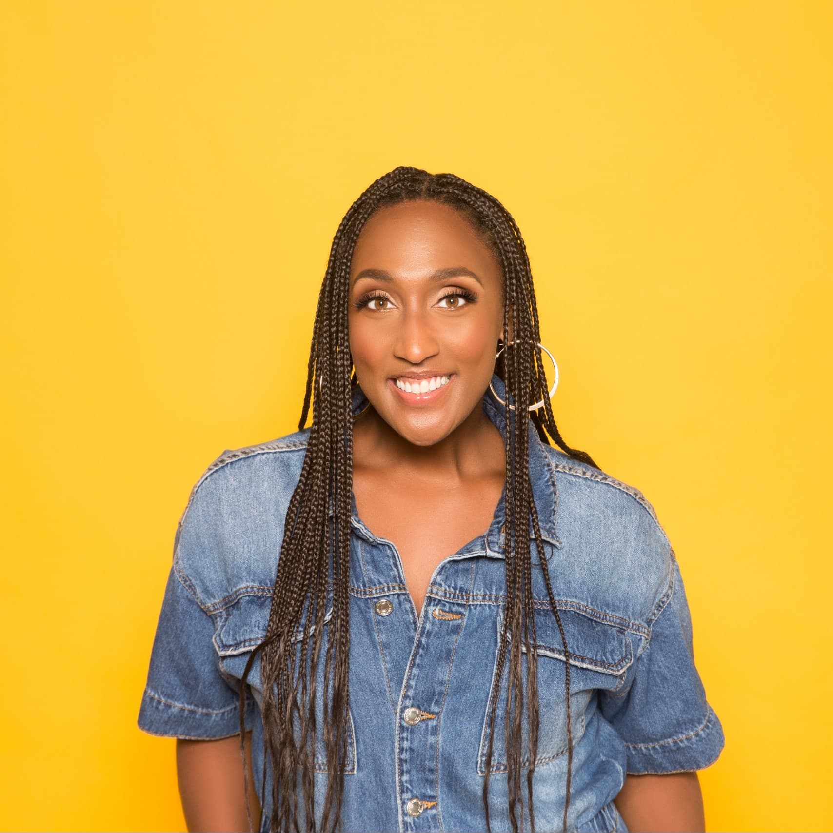 A photograph shows a portrait of Krystal Tingle.