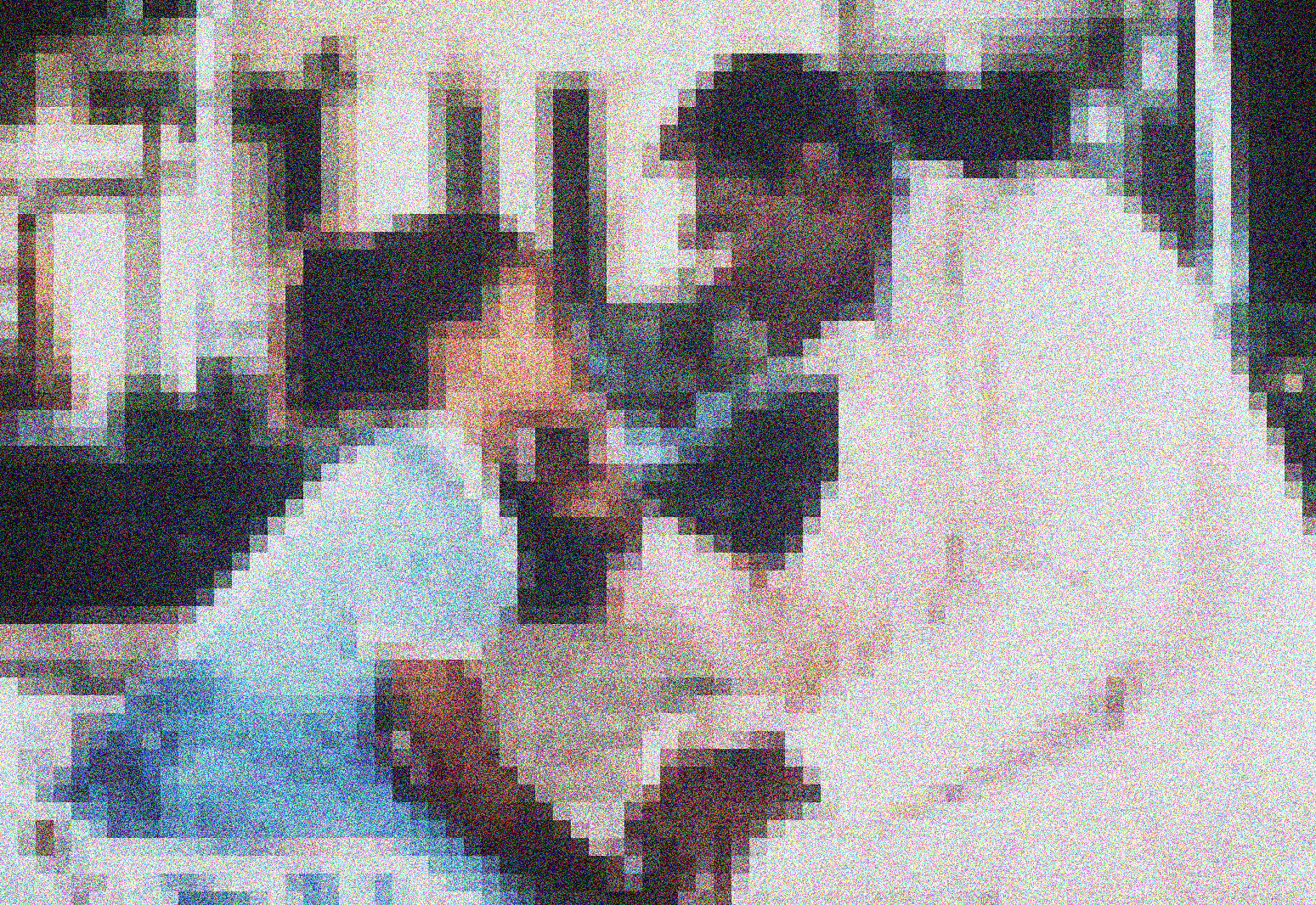 A color image from the movie, Eve’s Bayou. A young girl looks up to an older man. He is touching her mouth.
