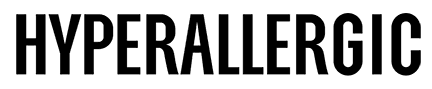 A black logo for Hyperallergic Media.